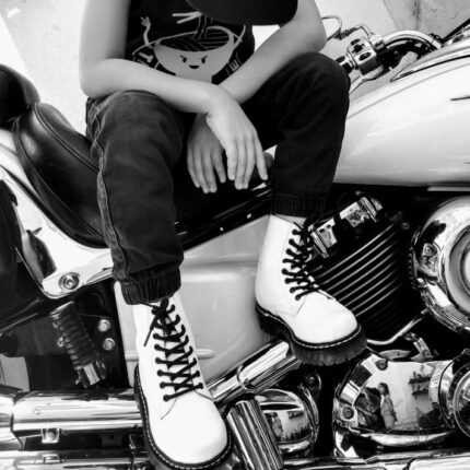 Botas rockeras combat  niñ@s