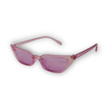 Lentes cat eye lila transparentes