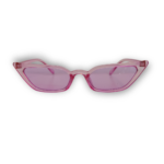 Lentes cat eye lila transparentes