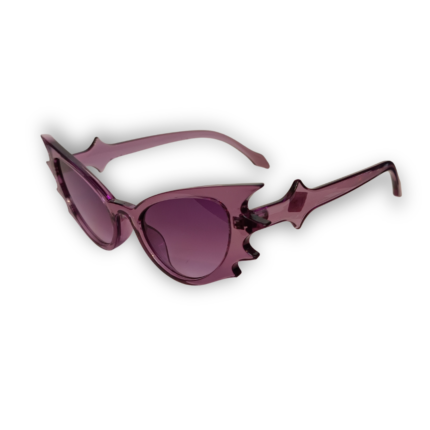 Lentes murciélago morado