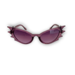 Lentes de sol en forma de murciélago de color morado