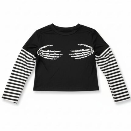 Blusa Mangas Rayadas Manos