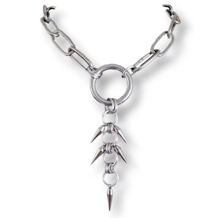 Collar Argollas y Picos Y2K