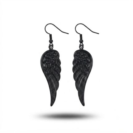 Aretes Alas Negras