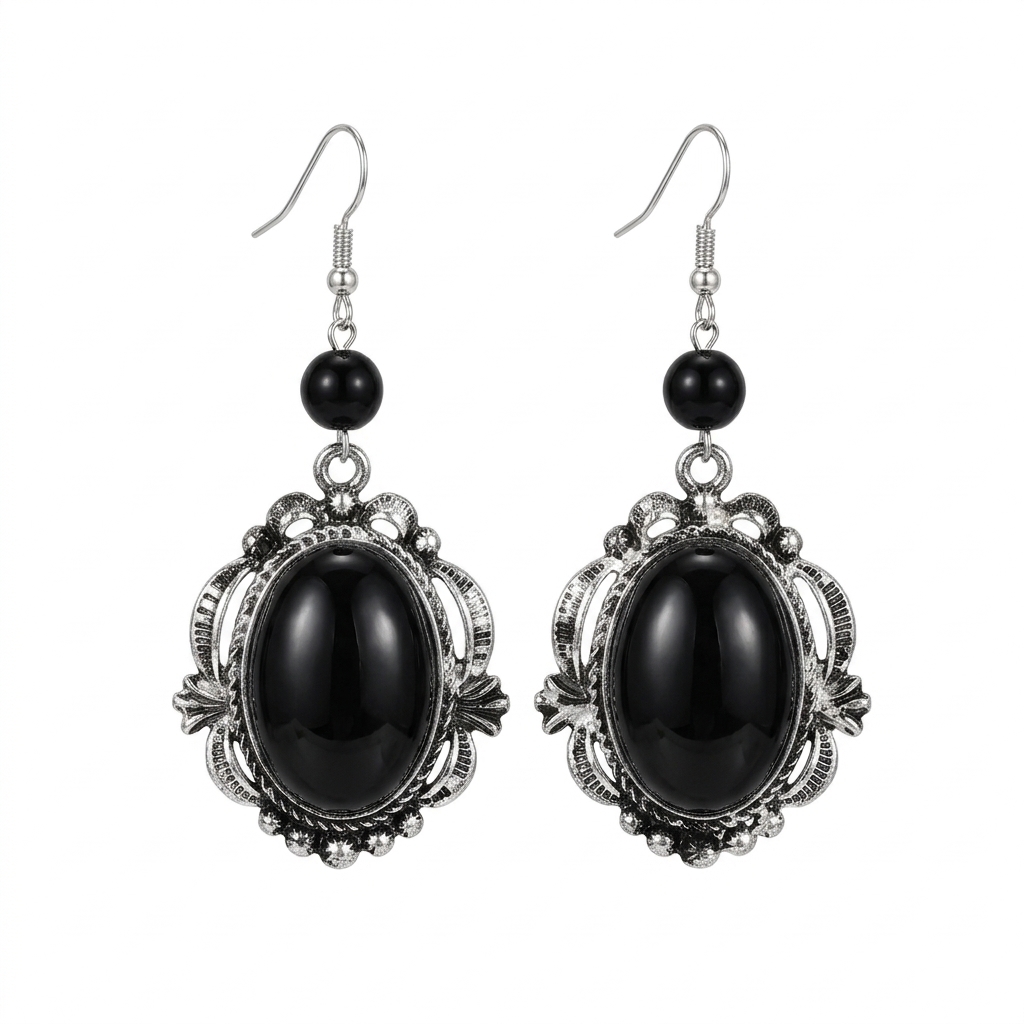 aretes goticos piedra negra