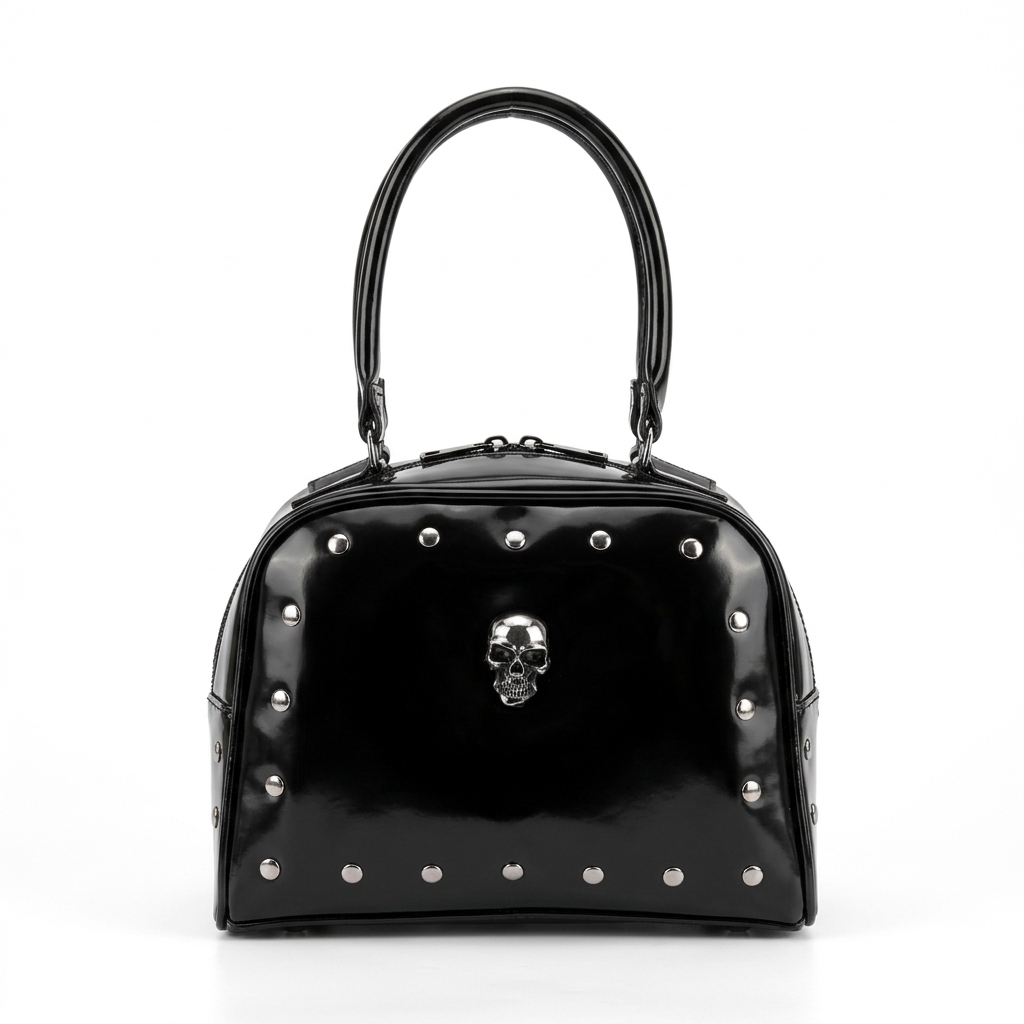 bolsa rockera negra