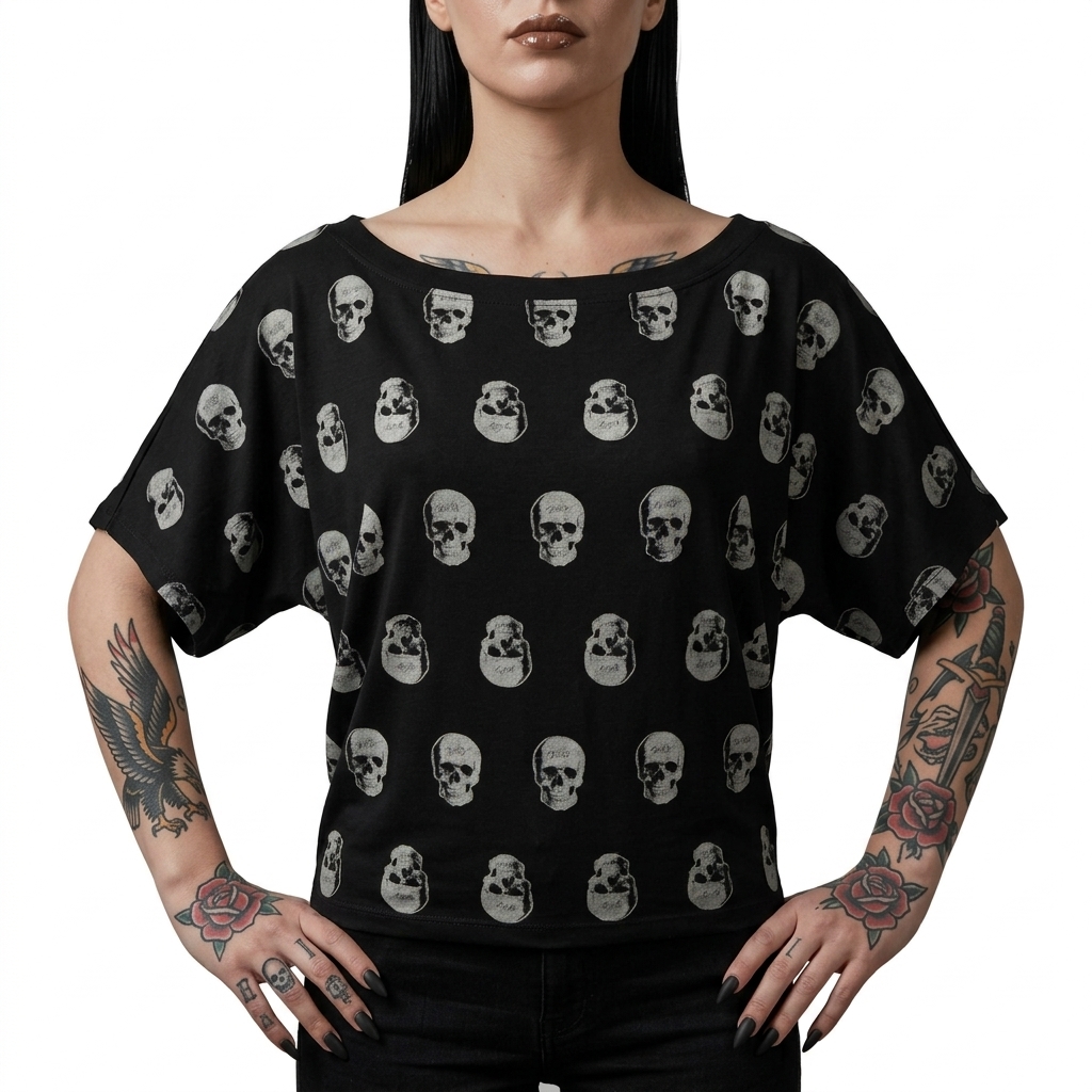blusa calaveras