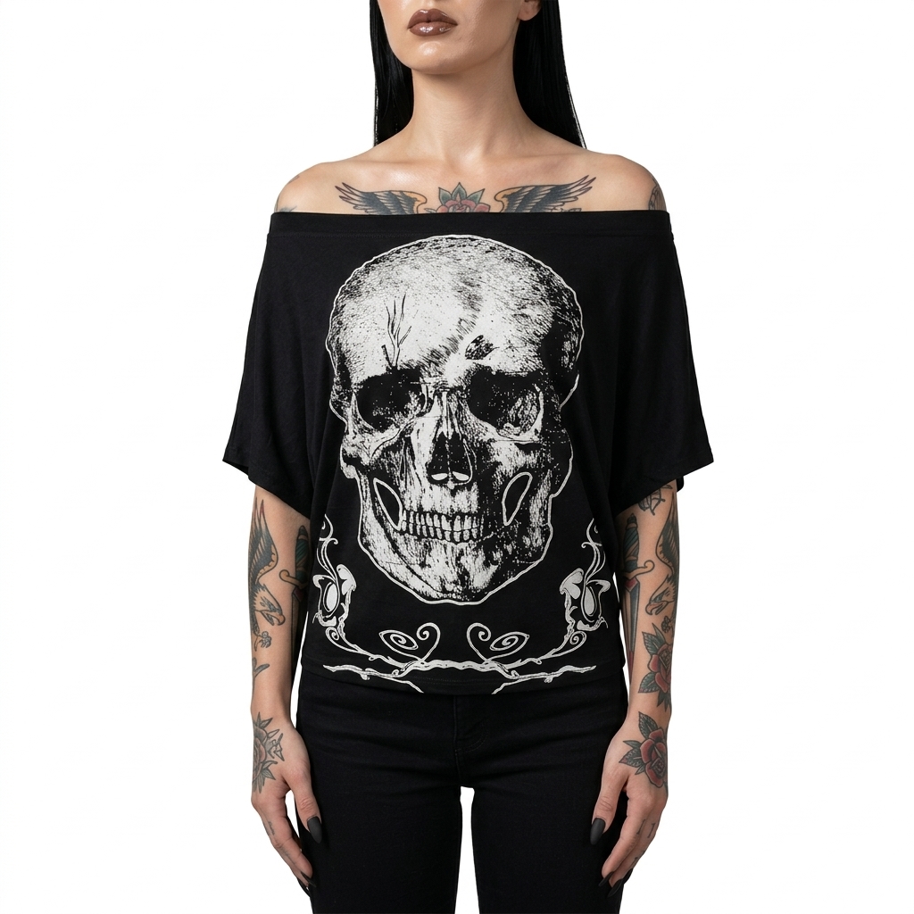 blusa grande calavera