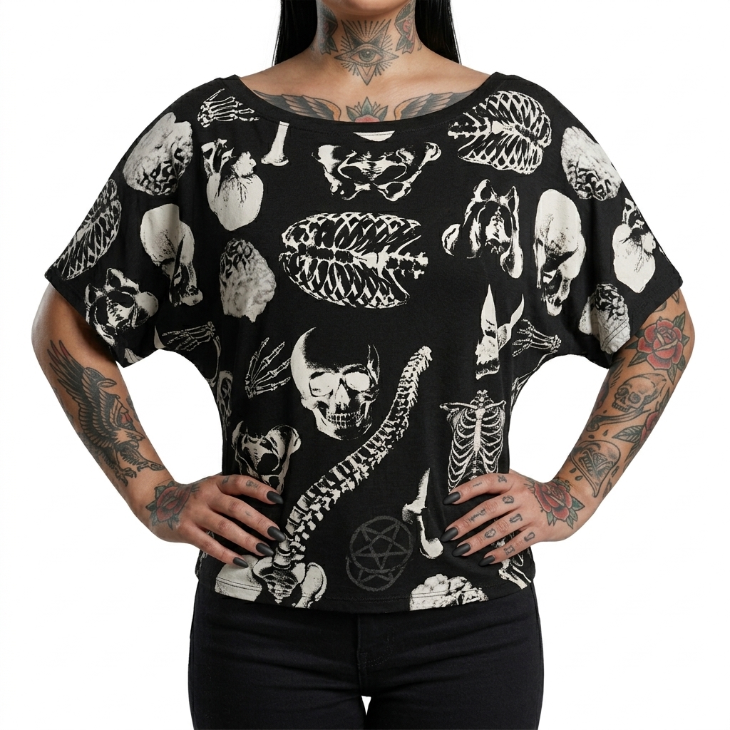 blusa plus rockera