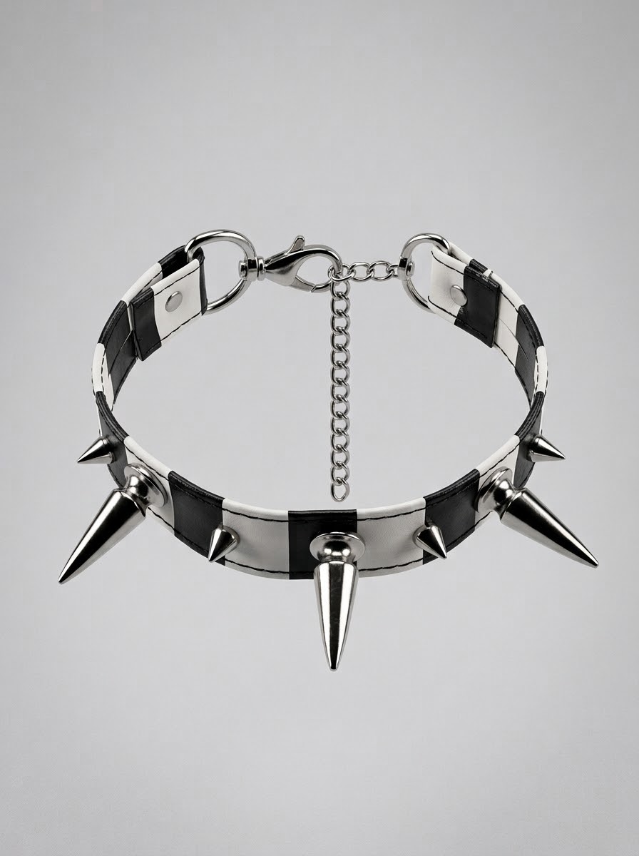 choker picos rayas