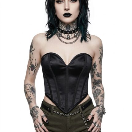 Bustier Negro Lía